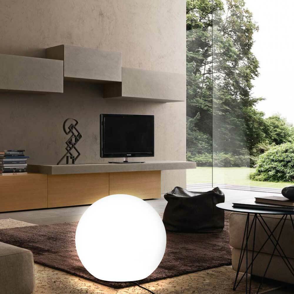 Lampada Sfera da Giardino 40cm Luce Illuminazione Esterno Attacco E27 Bianco