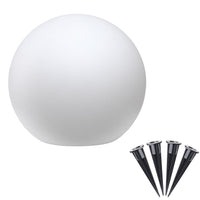 Lampada Sfera da Giardino 20cm Luce Illuminazione Esterno Attacco E27 Bianco