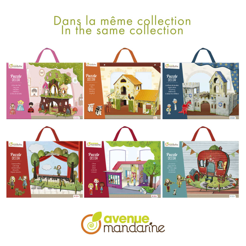 Avenue Mandarine Puzzle Scena 3D Farm 444544