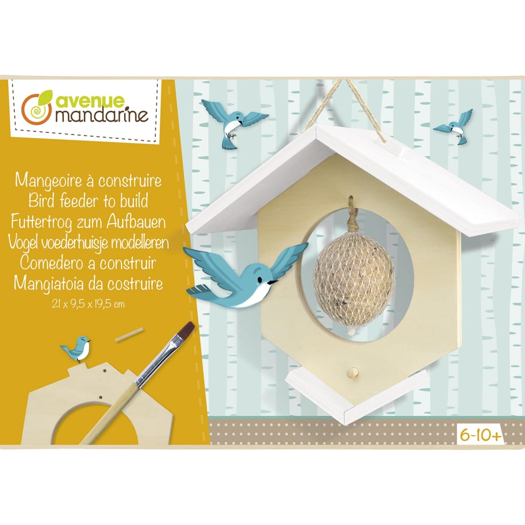 Avenue Mandarine Cofanetto Creativo Bird Feeder to Build 444556