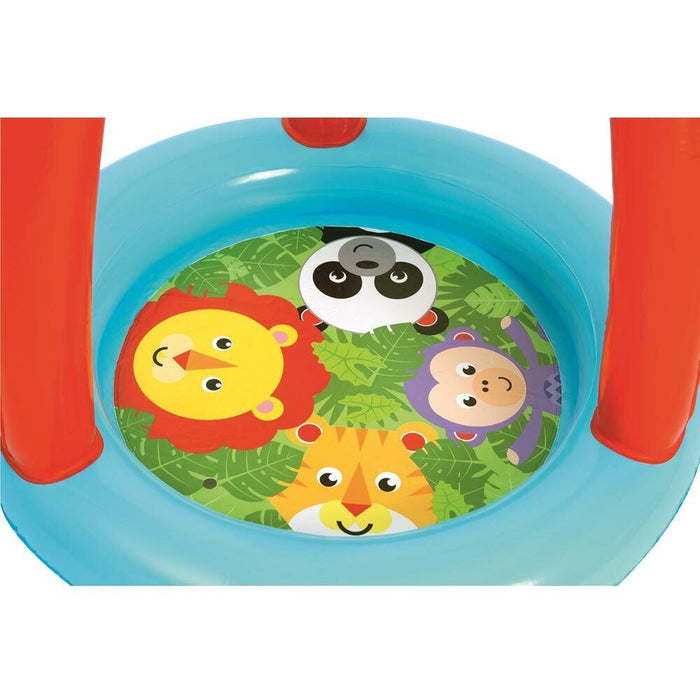 Piscina Gioco Gonfiabile Bambini con Palline Fisher Price Animali della Foresta