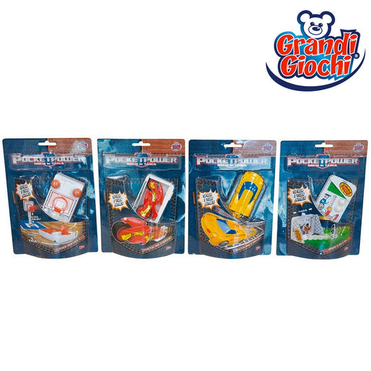 Power Pocket Giochi in Tasca Grandi Giochi Sfide 4 Modelli Assortiti Tascabile