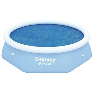 Telo Termico Per Piscina Fast Set Rotonda 244cm Copertura Blu Bestway 58060