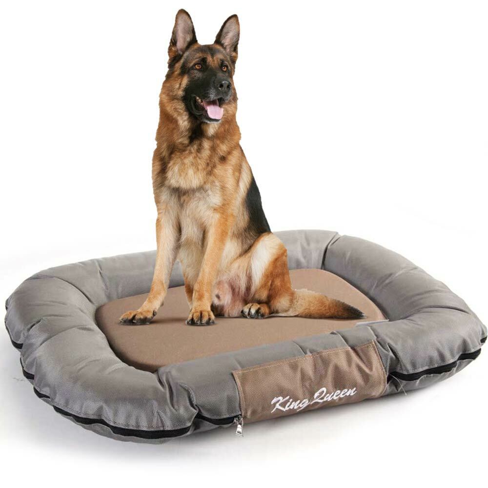 Cuccia Cuscino per Cani Gatti Lettino Tessuto Impermeabile Sfoderabile 92x68cm