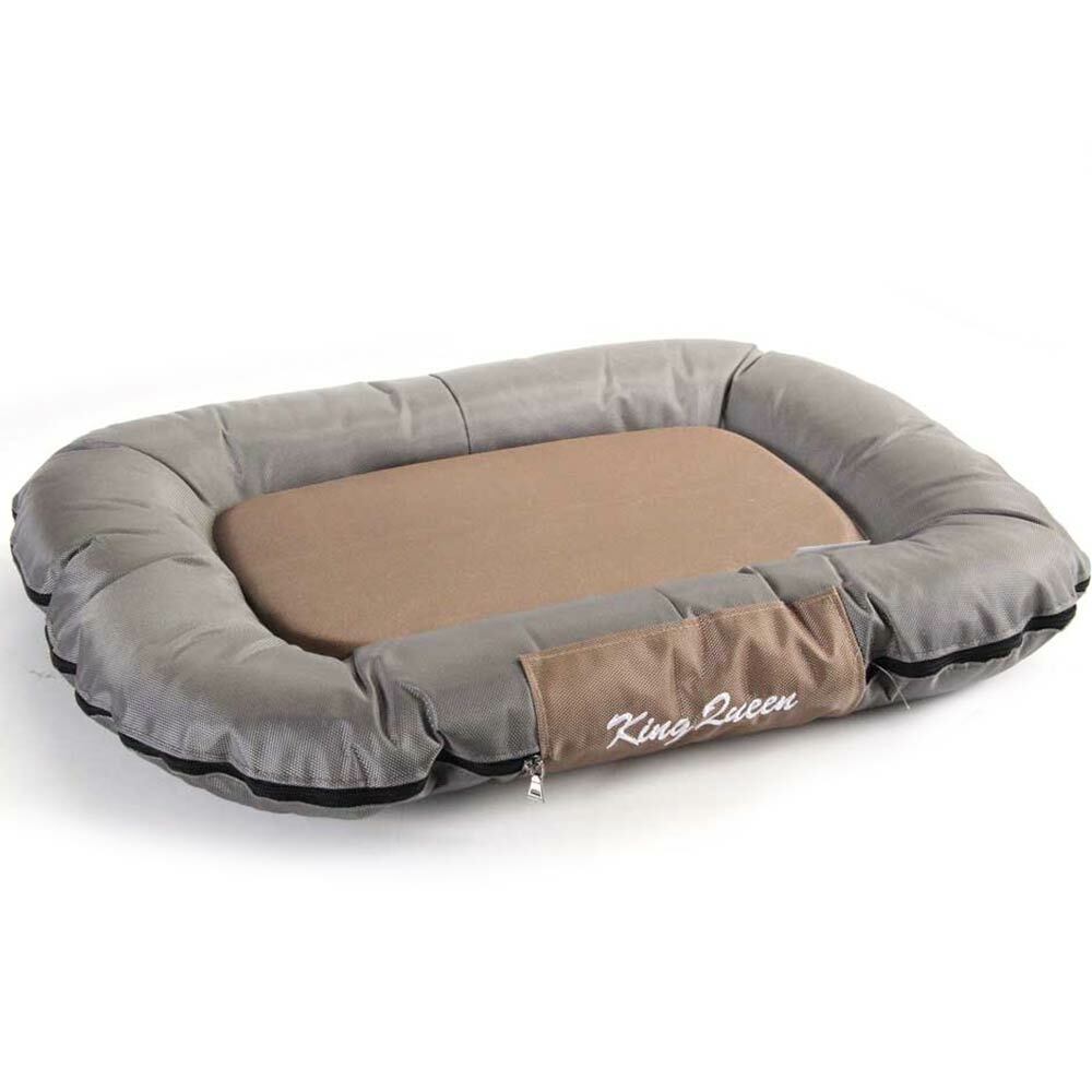 Cuccia Cuscino per Cani Gatti Lettino Tessuto Impermeabile Sfoderabile 92x68cm