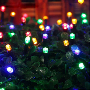 Catena Luminosa 1000 LED Luci Albero Natale Lucciole Multicolore Esterno 24V