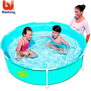 Piscina Rigida per Bambini da Giardino Con Telaio Metallo 580 LT Esterno 152x38