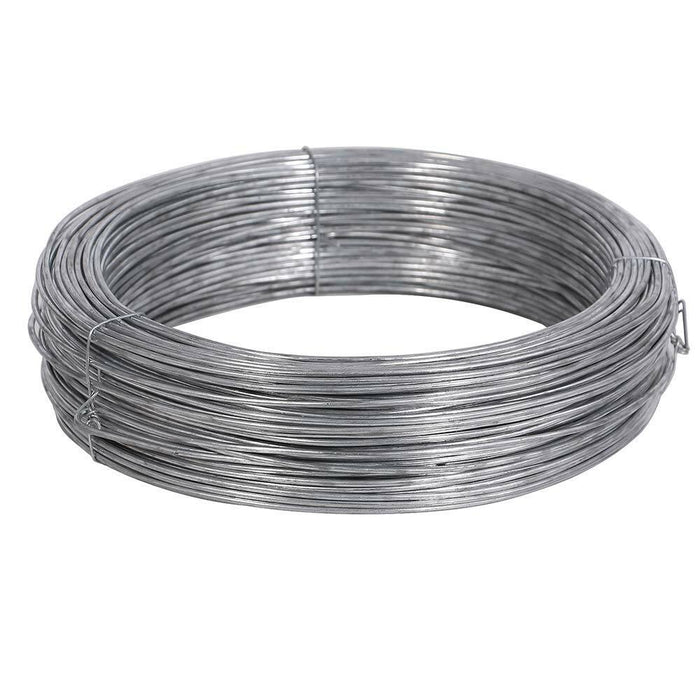 Rotolo Filo di Ferro Zincato per Legature Diam. 2,7 mm Lunghezza 100 mt Silver