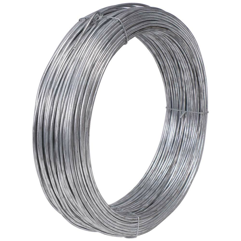 Rotolo Filo di Ferro Zincato per Legature Diam. 2,7 mm Lunghezza 100 mt Silver