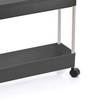 Carrello Slim Salvaspazio Cucina Bagno Ripostiglio 4 Ripiani 4 Ruote