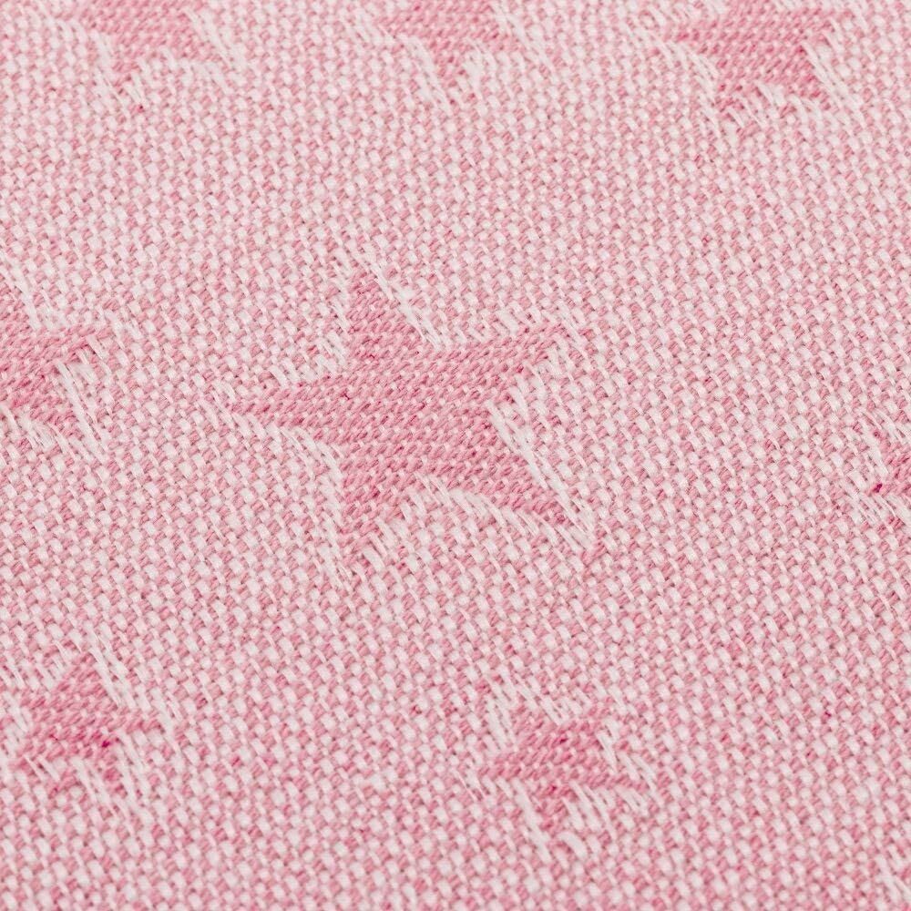 Coperta Copri Divano Piedi Letto Multiuso 230x290cm Fantastia Stelle Rosa