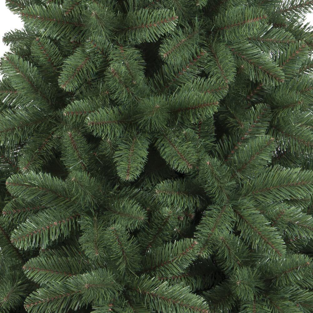 Albero Di Natale 150cm Piccadilly Super Folto 347 Rami Pino Verde Base Croce