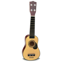 Ukulele Accordabile Chitarra Giocattolo Bambini in Legno Bontempi con Plettro