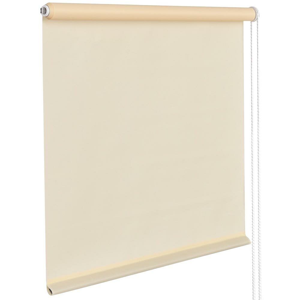 Tenda Rullo Oscurante 80x175cm Beige con Catenina Tende Parasole Finestra Casa