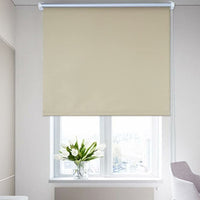 Tenda Rullo Oscurante 80x175cm Beige con Catenina Tende Parasole Finestra Casa