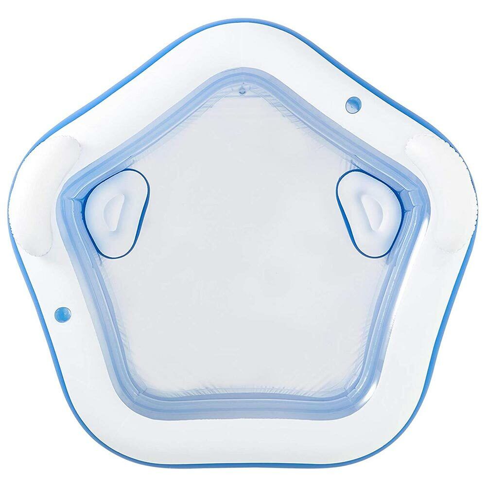 Piscina Gonfiabile Fuoriterra Family Pentagono 2 Anelli con Sedute 213x206cm