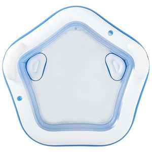 Piscina Gonfiabile Fuoriterra Family Pentagono 2 Anelli con Sedute 213x206cm