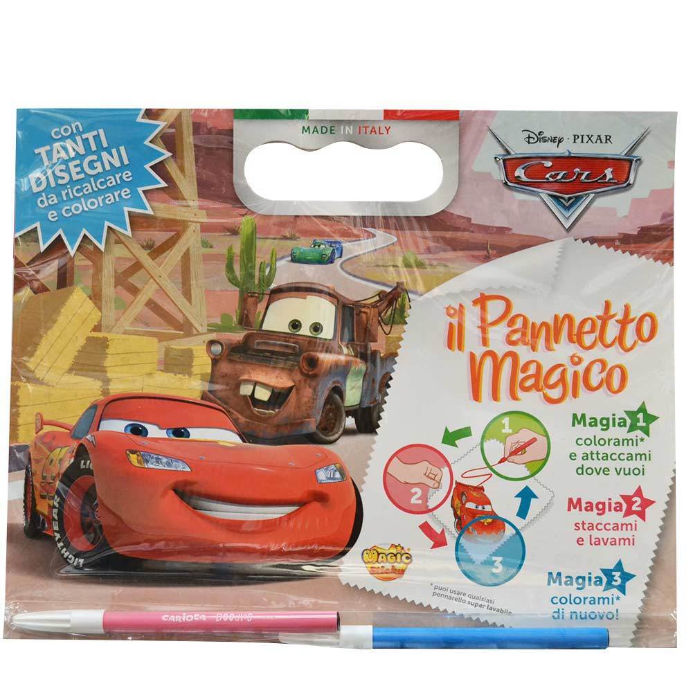 Pannetto Magico Con 2 Pennarelli E Disegni Disney Cars Colora Lava E Ricolora