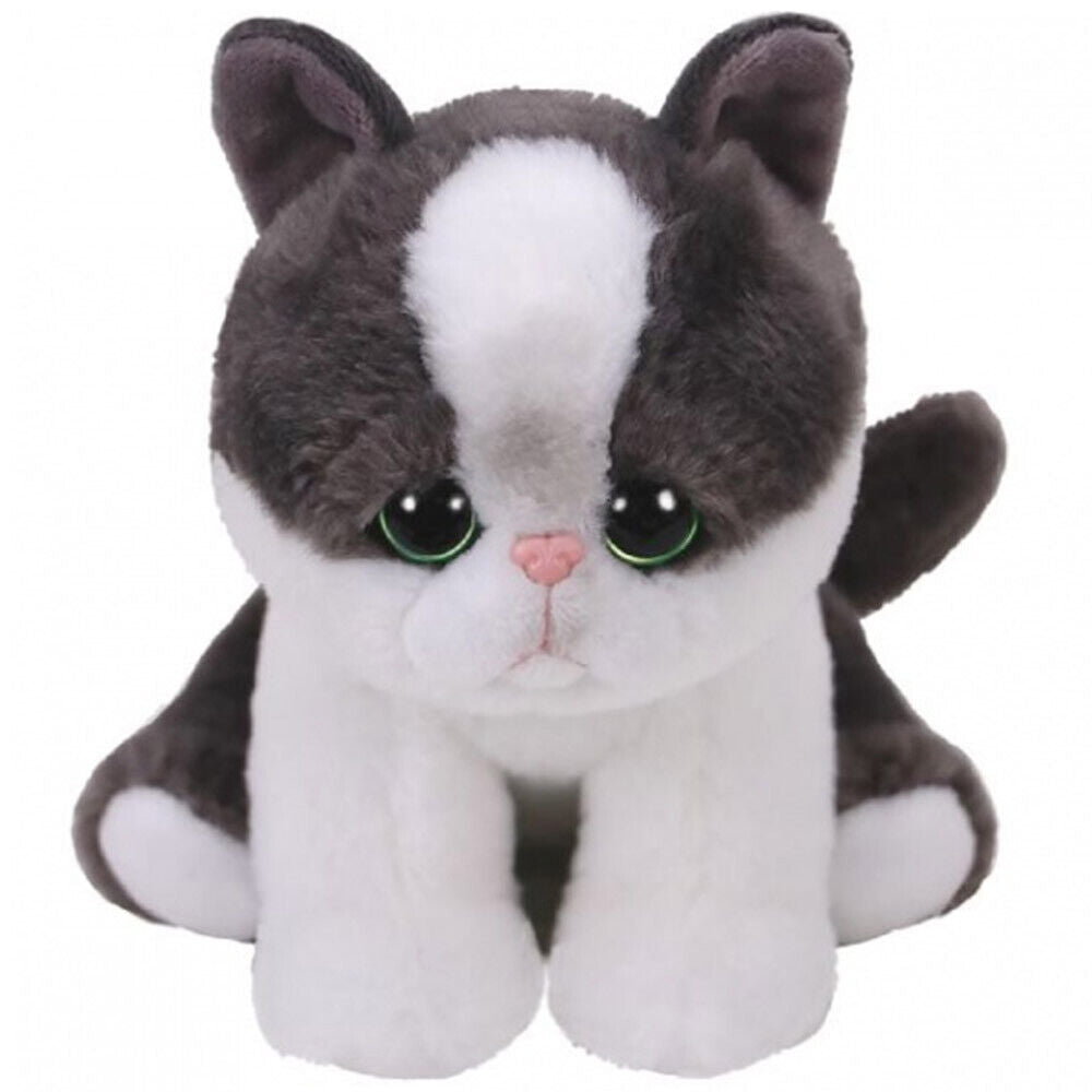 Ty peluche Yang Gatto Nero/Bianco 15 cm Beanie Babies