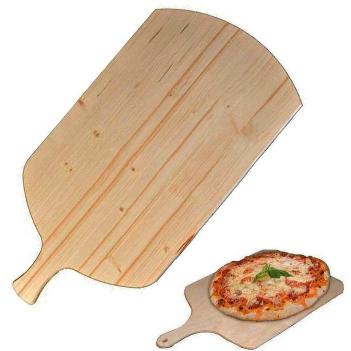 Tagliere Per Pizza a Metro Teglia Vassoio Legno Rettangolare Con Manico 92x36cm