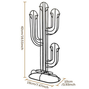 Portacapsule Porta Capsule Caffe' Nespresso Cactus Dispenser Metallo 40 Posti