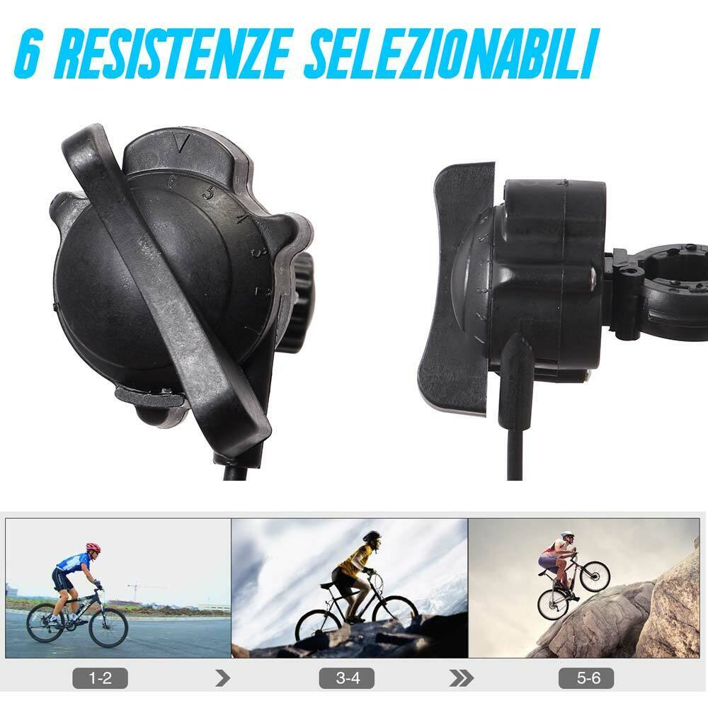 Bike Trainer Bici Biciletta Indoor Supporto Magnetico 6 Livelli Allenamento