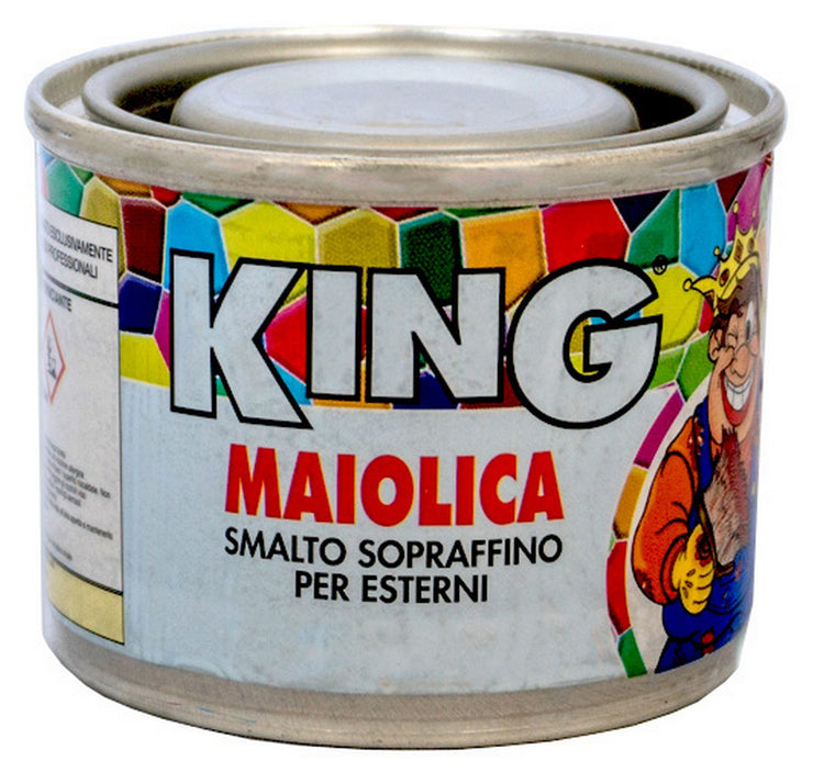 6pz smalto "maiolica" marrone chiaro 342 gr.100 36272