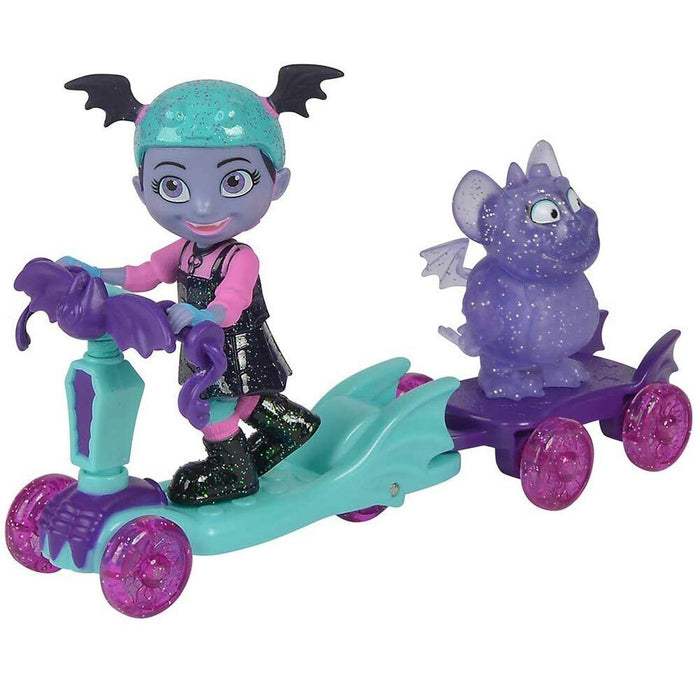 Playset Personaggi Vampirina + Gregoria con Monopattino Giocattolo Bambini