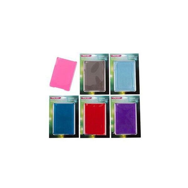 Custodia rigida per iPad mini in plastica colorata trasparente in 6 colori