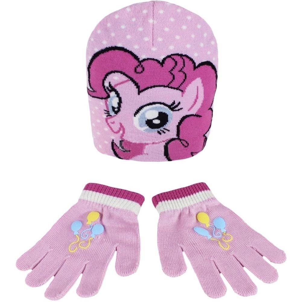 Set Cappello E Guanti My Little Pony Bambina Taglia Unica In Caldo Tessuto Rosa