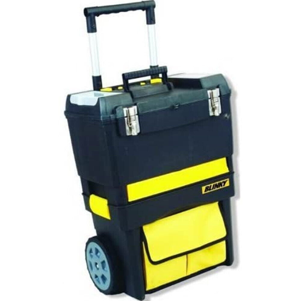 Trolley Carrello Valigetta Portattrezzi Poreta Utensili Lavoro Plastica Tessuto