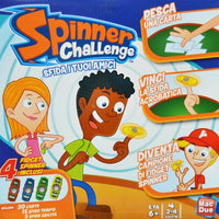 Gioco Di Societa' Da Tavolo Spinner Challenge Mac 2 Con 4 Fidget Spinner Inclusi