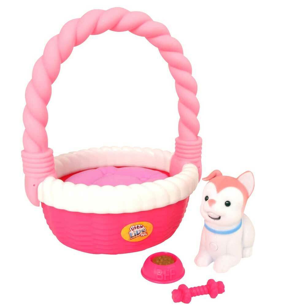 Cagnolino Little Live Pets Cane Interattivo Parla Registra Voce Accessori Rosa