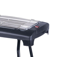 Barbecue Elettrico BBQ Supporto Griglia Bistecchiera Elettrica con Ripiano 2000W