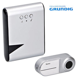 Campanello per Porta di Casa Wireless Senza Fili Grundig Ricevitore con 36 Melodie