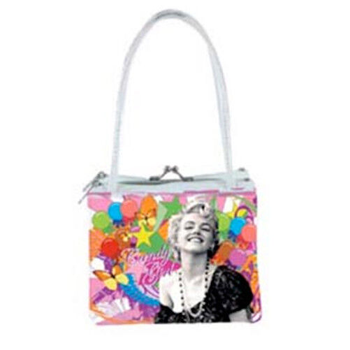 Borsa Borsetta Portamonete Marilyn Monroe Candy Multicolore