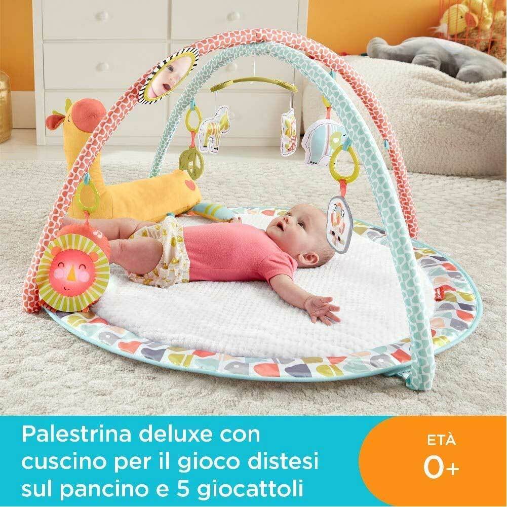 Fisher-Price Palestrina Neonato Musicale Giraffa in Tessuto Giocattoli Pendenti