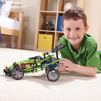 COSTRUZIONI K NEX IMAGINE REVVIN TURBO RACER CON MOTORE 370 PZ GRANDI GIOCHI 7+