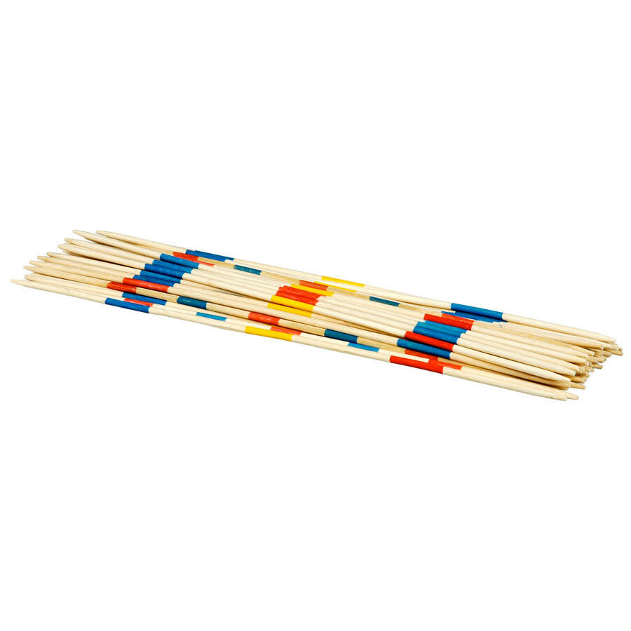 Mikado XXL Game Gioco Bastoncini Legno Grandi 41 Pezzi Lunghezza 50cm Giant Game