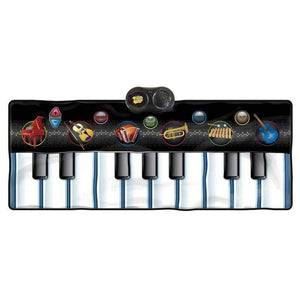 Tastiera Musicale da Pavimento per Bambini Keyboard 6 Strumenti con Registratore