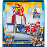 Paw Patrol The Movie Adventure City Tower con Veicolo Camion Pompieri Marshall