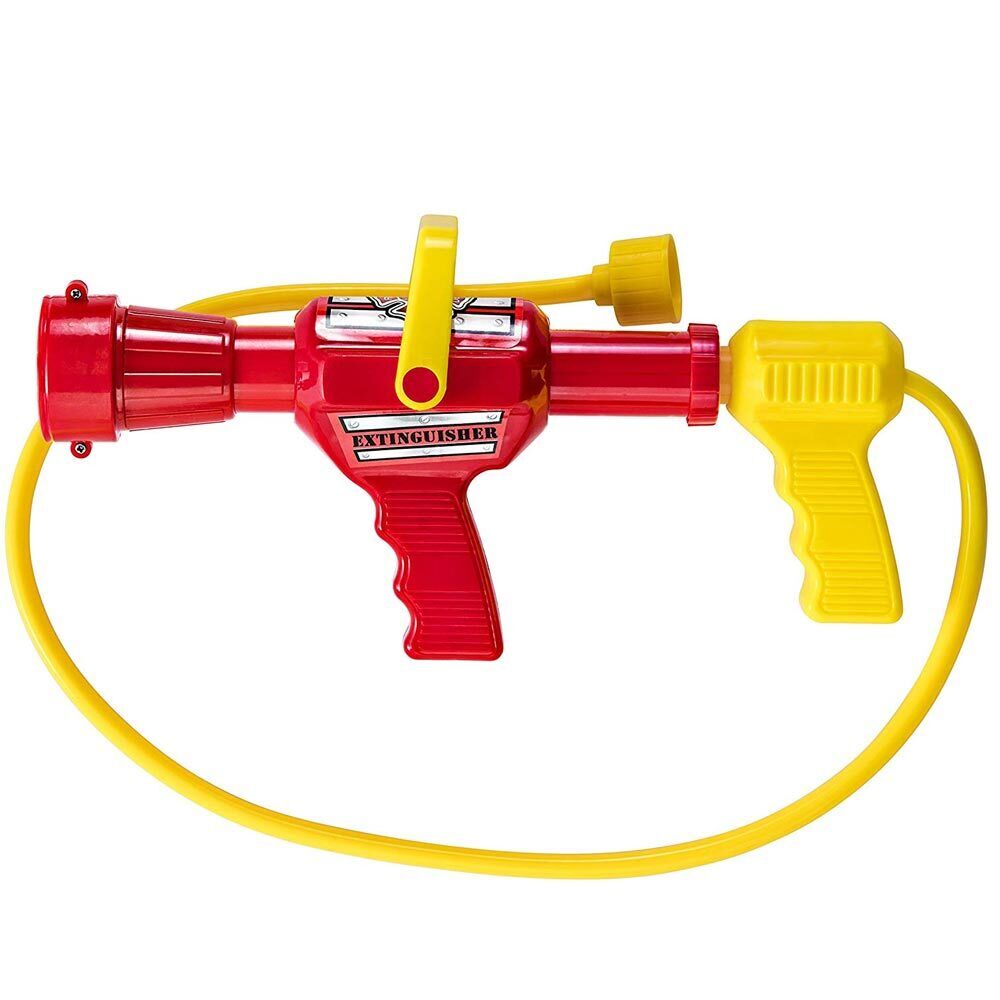 Set Pompiere con Idrante Pistola Acqua e Cappellino Vigili del Fuoco Bambini