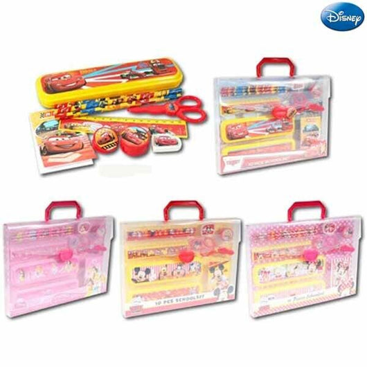 Valigetta Scuola Disney Set 10 Pezzi Modelli Assortiti Accessori Bambini