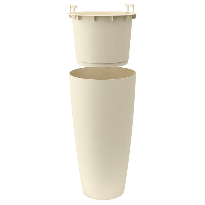 Vaso Style 2 pezzi cm  38x85 H  -  colore: bianco - AMZ2R3638B