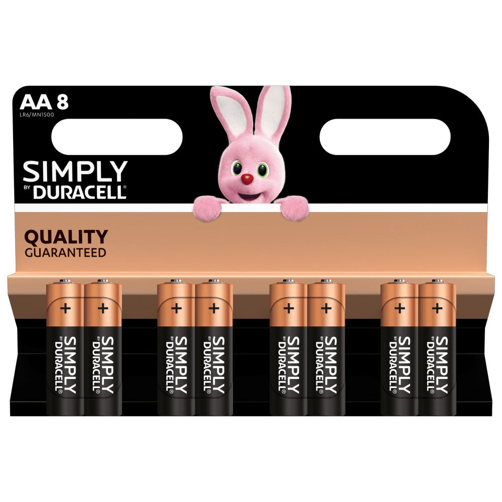 DURACELL SIMPLY ALCALINA STILO BL.8PZ. MN1500 DURACELL BL 12,0