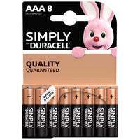 DURACELL SIMPLY ALCALINA M/STIL BL.8PZ.MN2400 DURACELL BL 10,0