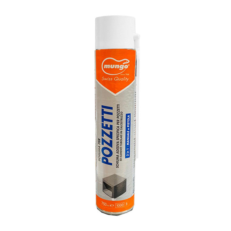 Schiuma Poliuretanica B3 Specifica Per Pozzetti In Cls Forulazione 2 In 1 Manuale E Pistola 750 Ml - Mungo