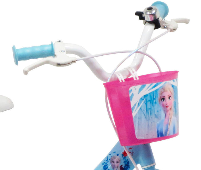 Bicicletta per Bambina 16" 2 Freni Disney Frozen Azzurra