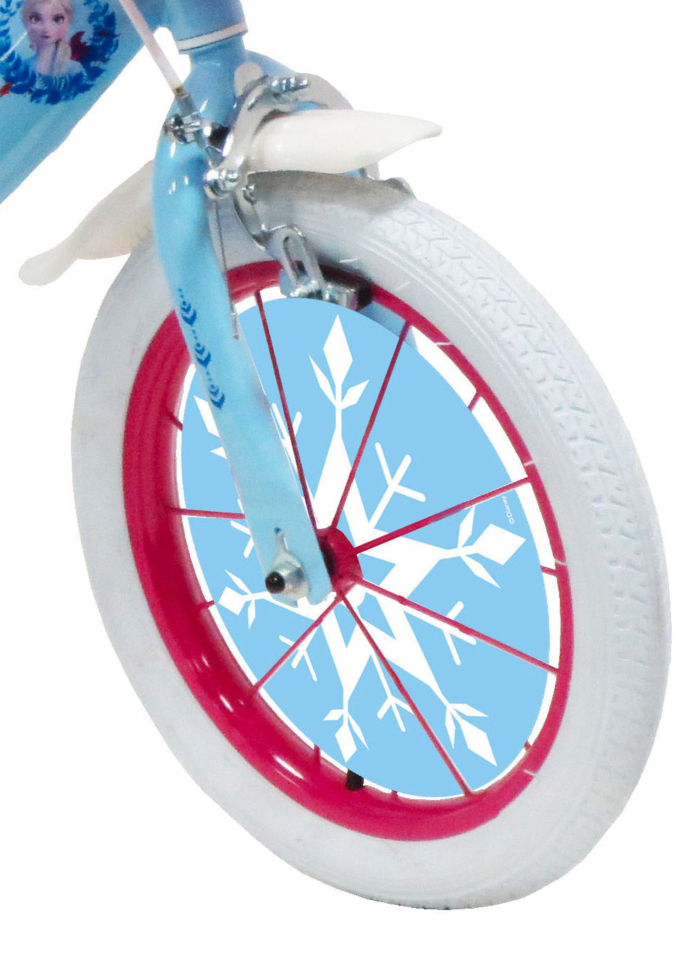 Bicicletta per Bambina 16" 2 Freni Disney Frozen Azzurra