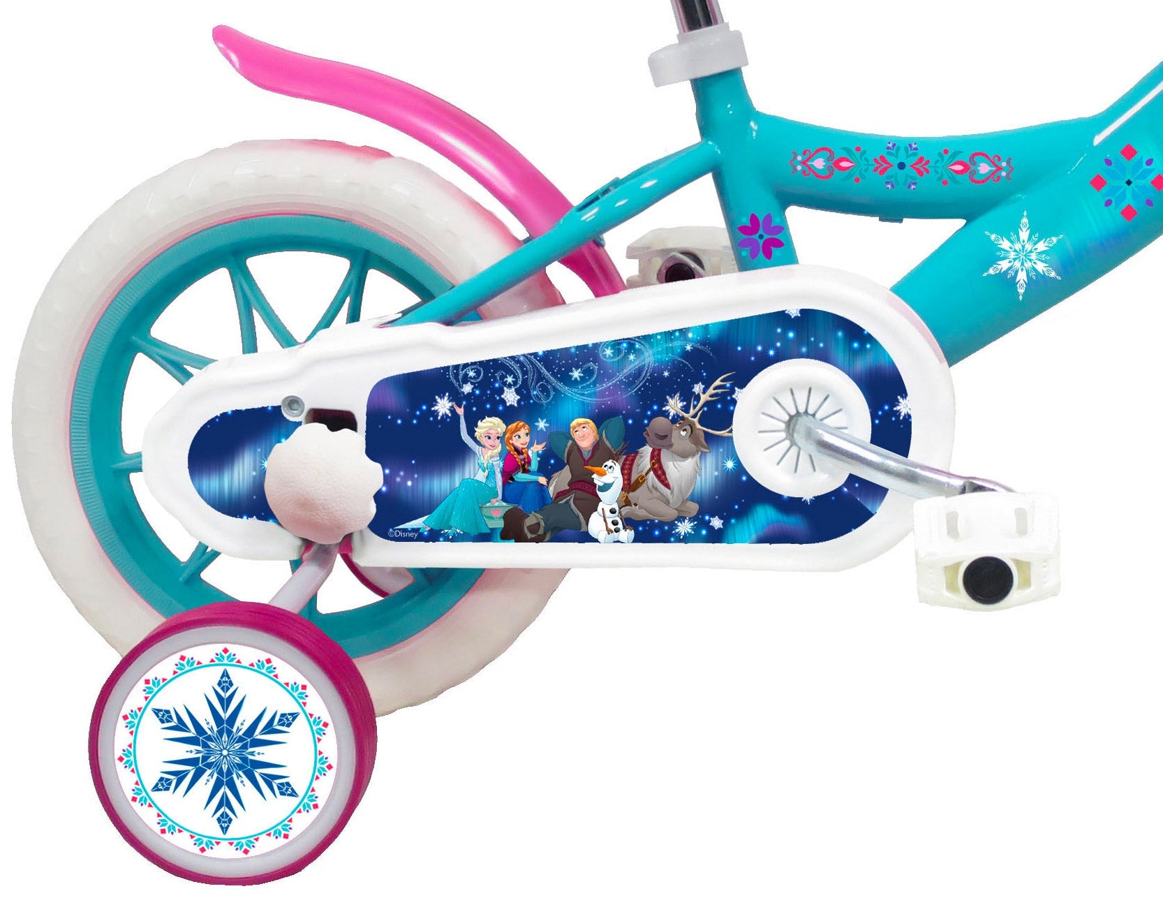 Bicicletta per Bambina 12" 1 Freno Disney Frozen Azzurro